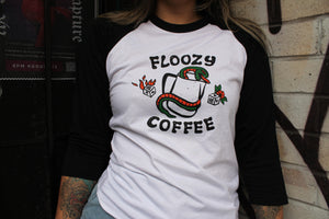 Floozy Coffee Raglan Tee